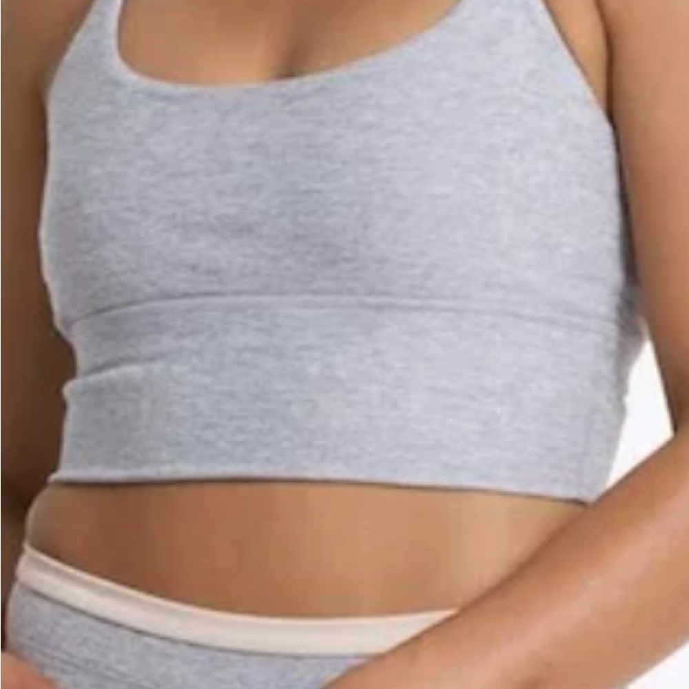 Vuori Long Line Elevation Bra, light Grey, L